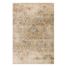 Heritage 9351 Champagne Damask Rug, 2'2"x7'11" Runner