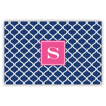 Laminated Placemat Ann Tile Single Initial, Letter G
