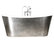 'Ginevra' Air Jetted CoreAcryl French Bateau Acrylic Skirted Tub Package, 59" Le