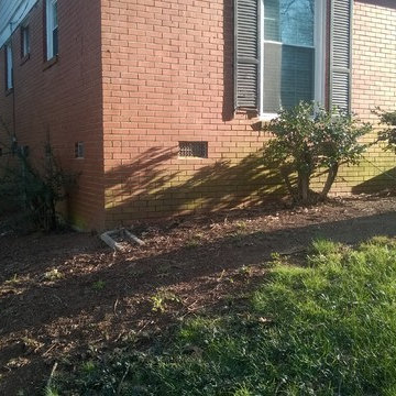 Front Yard Landscaping with Retaining Wall