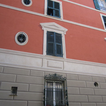 decorazione facciata ovest
