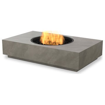 EcoSmart™ Martini 50 Compact Fire Table - Ethanol/Gas Fire Pit, Natural, Gas Burner (Lp/Ng)