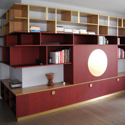 S&eacute;verine - une biblioth&egrave;que de style art d&eacute;co - 本棚