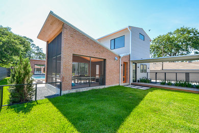 Example of a trendy exterior home design in Houston