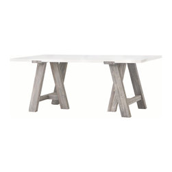 Four Hands - Table, Gray, Wood, Mt Coot-Tha - Dining Tables