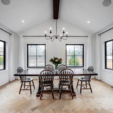 Vaulted Ceiling Dining Room
