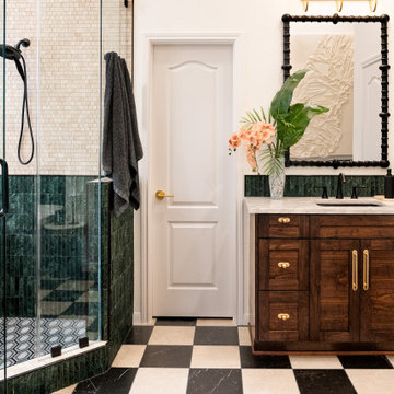 Parisian Boho Primary Bathroom Remodel