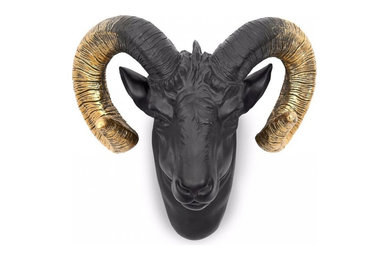Royal Goat Head Home Decor (Animal Figurine) | Gorevizon