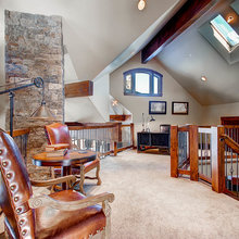 upstairs