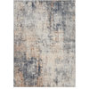 Nourison Rustic Textures 5'3" x 7'3" Grey/Beige Modern Indoor Area Rug