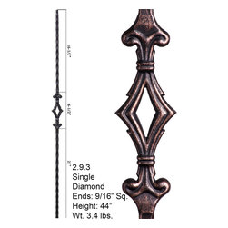Mediterranean Wrought Iron Balusters - Products