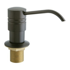 Transitional Lotion and Soap Dispensers | Houzz - Kingston Brass - Kingston Brass Milano Brass Plastic Soap Dispenser, Oil  Rubbed Bronze - Soap