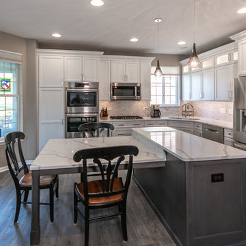 Outdated Kitchen gets a beautiful update!