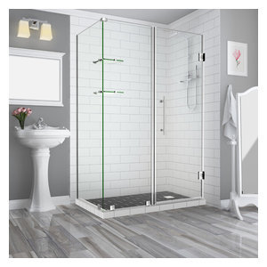 Bromleygs Frameless Corner Shower Enclosure Contemporary