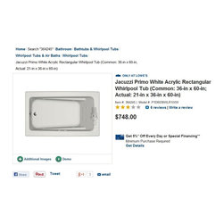 Galt Master Shower & Tub - Products