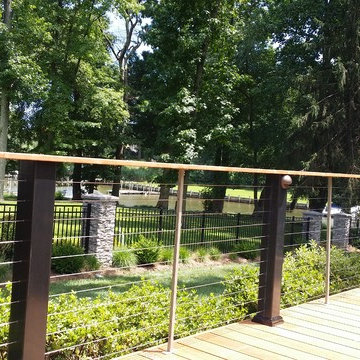 Ipe Deck cable rail