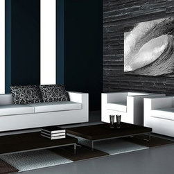 "Tahitian Water Drops - Black & White" || Aaron Chang - Artwork