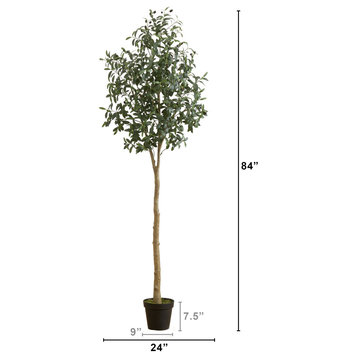 7ft. Artificial Olive Tree