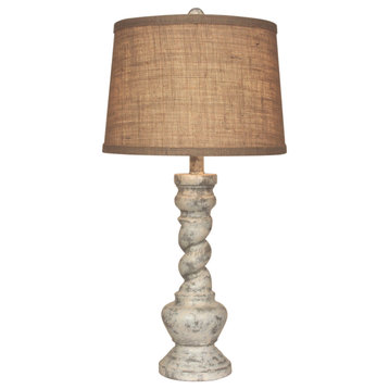 Stone Country Twist Table Lamp