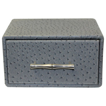Oriental Handle Hardware Gray Rectangular Container Box Large Hcs5520B