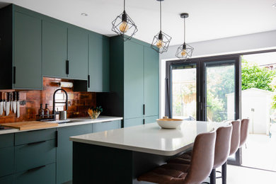 Inspiration for a contemporary kitchen in London.