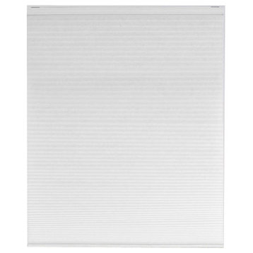 Cordless Honeycomb Cellular Pleated Shade, 36"x64", White