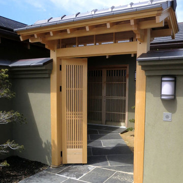 Japanese-style Entrance Gate and Front Door
