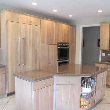 Deerfield Residence (kitchen cabinet restoration/before & after)