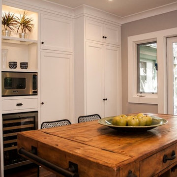 A Kitchen in a Historic Home in Hancock Park, Los Angeles, CA
