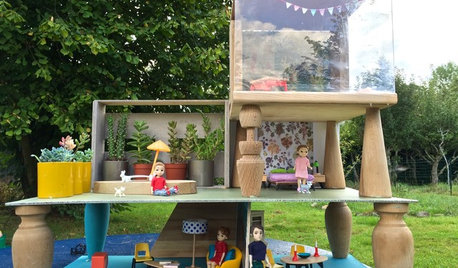 DIY : Fabriquer une maison de poupées tout en récup'
