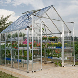 Mythos Hobby Greenhouse Kit - Silver 6' x 6' - Greenhouses