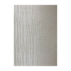 Flocked gray off white Wallpaper Textured Flocking Velvet Wave Lines, 27 Inc X 3