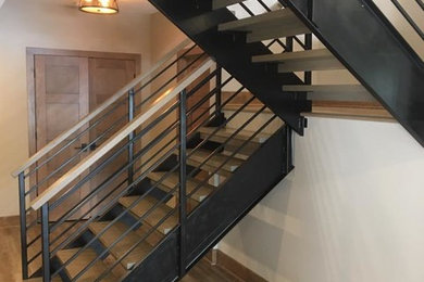 Example of a staircase design in Milwaukee