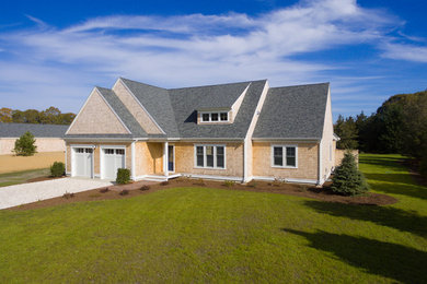 Inspiration for a coastal exterior home remodel in Boston