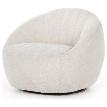 Audie Swivel Chair, Knoll Natural