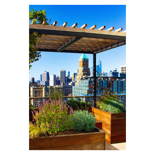 View of Tropical Rooftop Garden - Modern - Garden - New York - by Outside Space ...