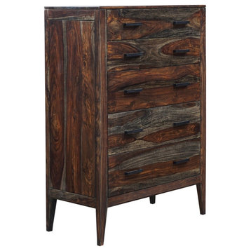 Porter Designs Fall River Solid Sheesham Wood Chest - Brown