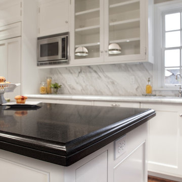 Absolute Black Granite & Calacatta Marble