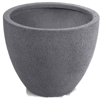 Sandstone Helmet Pot, Gray, 16