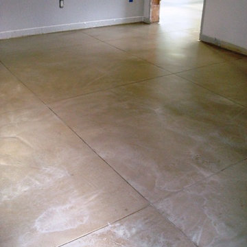 After stain application