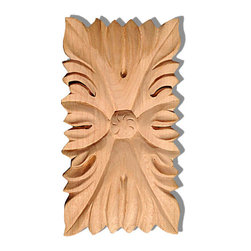 Inviting Home Inc. - Hanover Medium Wood Rosette, Cherry - Onlays And Appliques