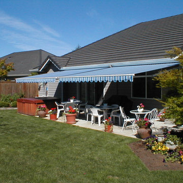 Retractable Patio Awnings, 2 awnings side by side