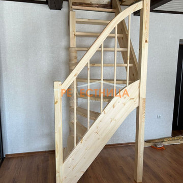 Готовая деревянная лестница ЛС-91М