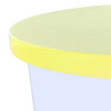 Ally Acrylic Accent Table, Neon Yellow