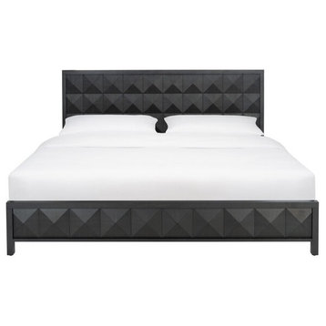 Safavieh Couture Patty Platform King Bed Black