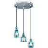 Millie 3-Light Assorted Mini Pendants with 12" Canopy Oil Rubbed Bronze