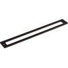 Top Knobs TK928 Hollin 8-13/16 Inch Center to Center Pull - Flat Black
