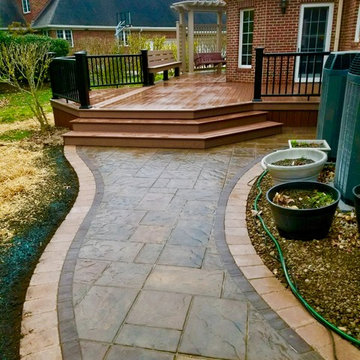 AZEK Deck with Custom Arbors