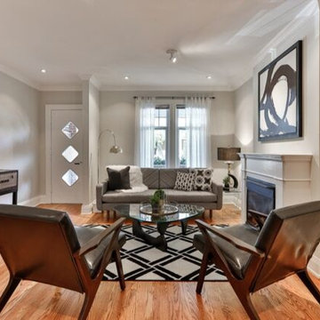 Open-Concept Ground Floor Renovation in a Small Toronto Semi