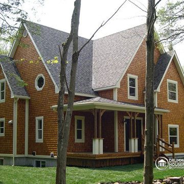 Transitional Modern & Rustic House Plan by Drummond House Plans (#2641)